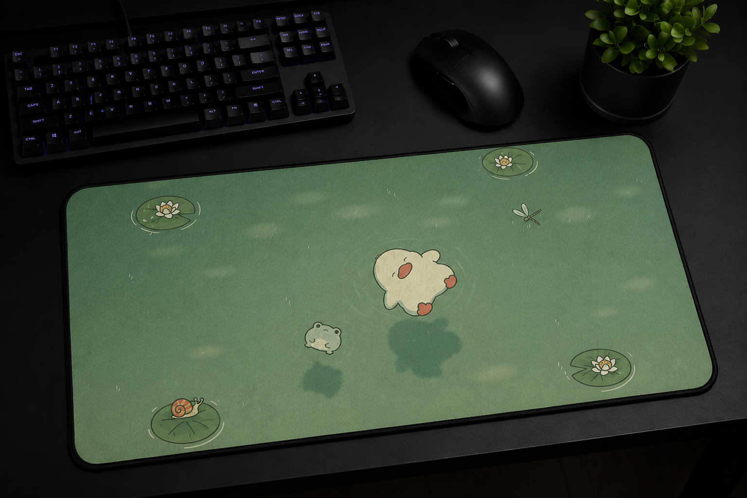 Duck Pond summer deskmat