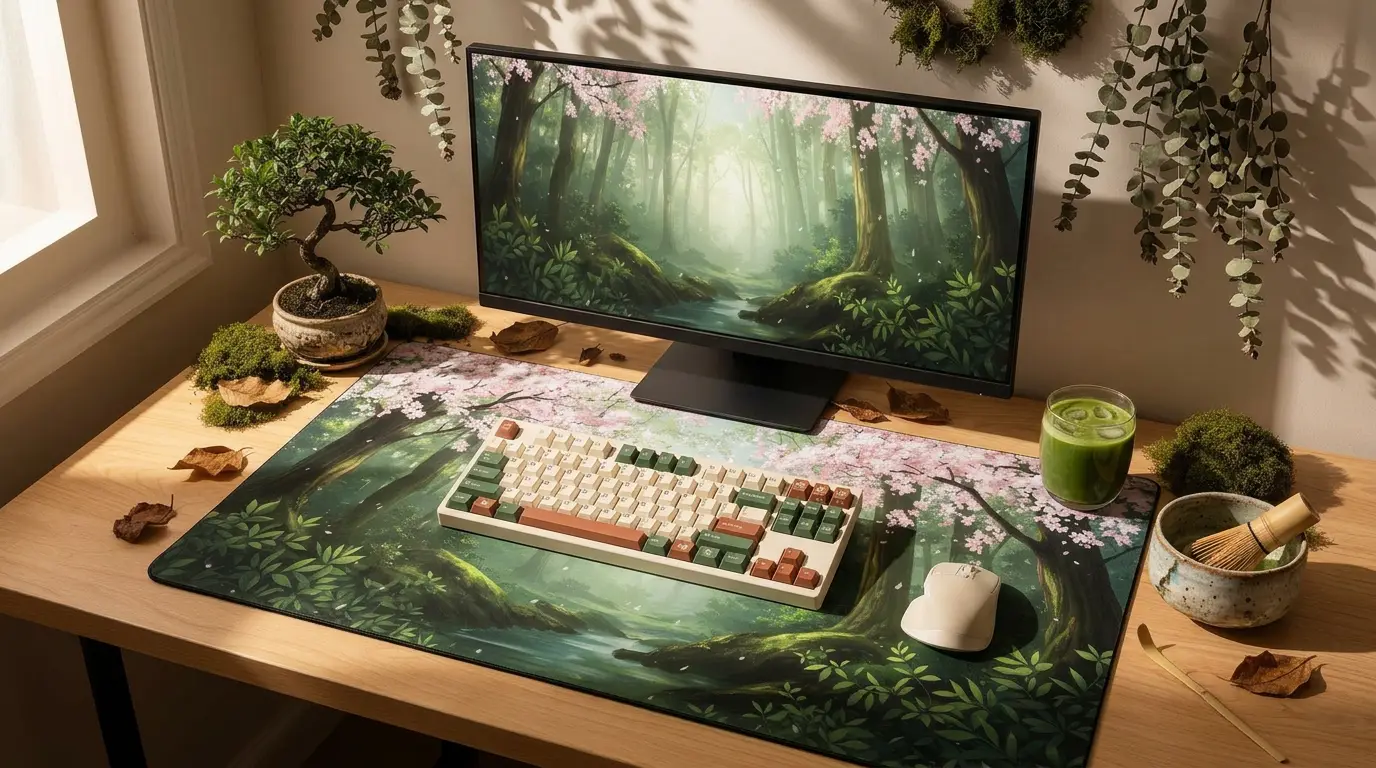 Nature inspired deskmat