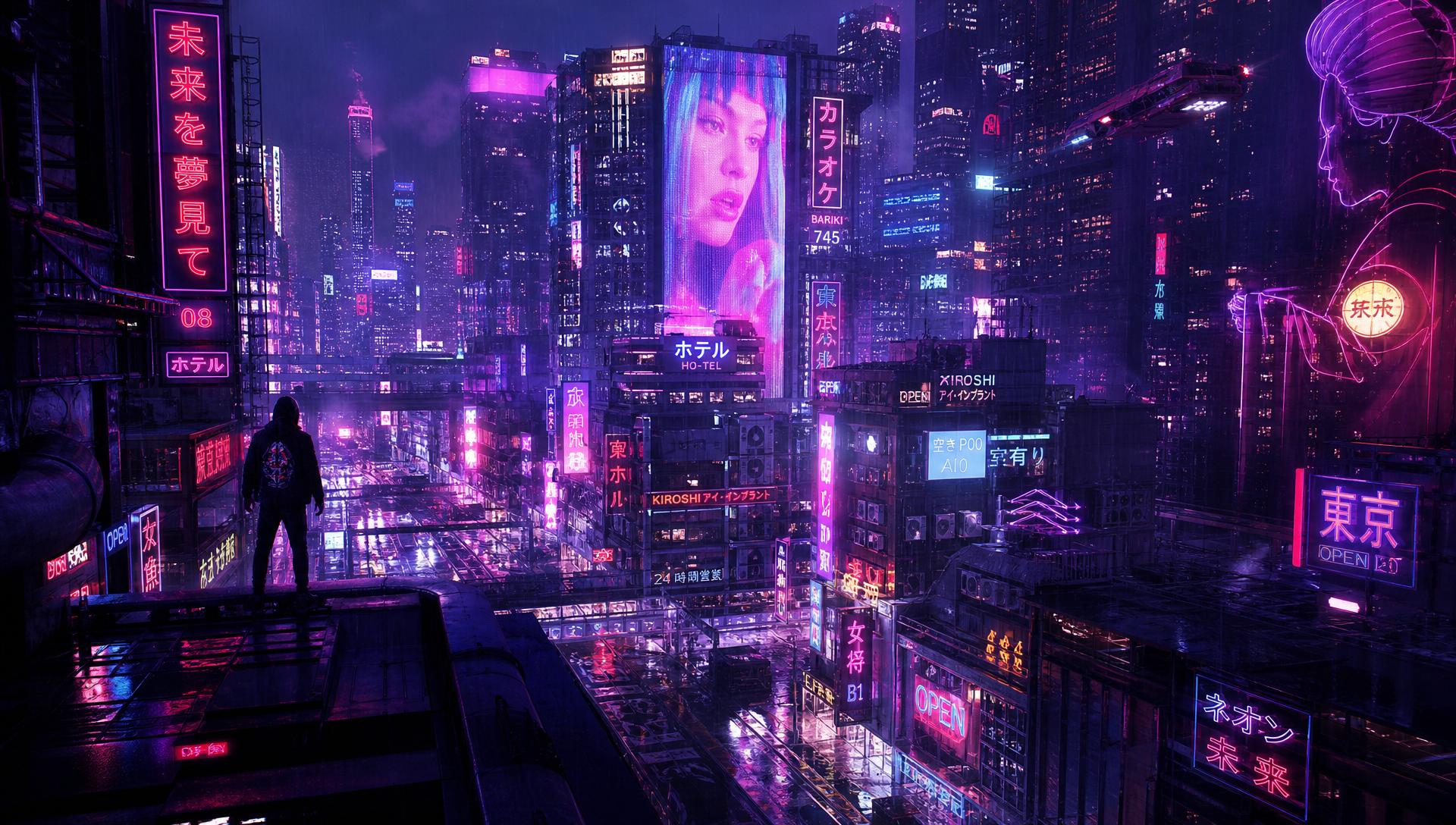 Neon Tokyo Night