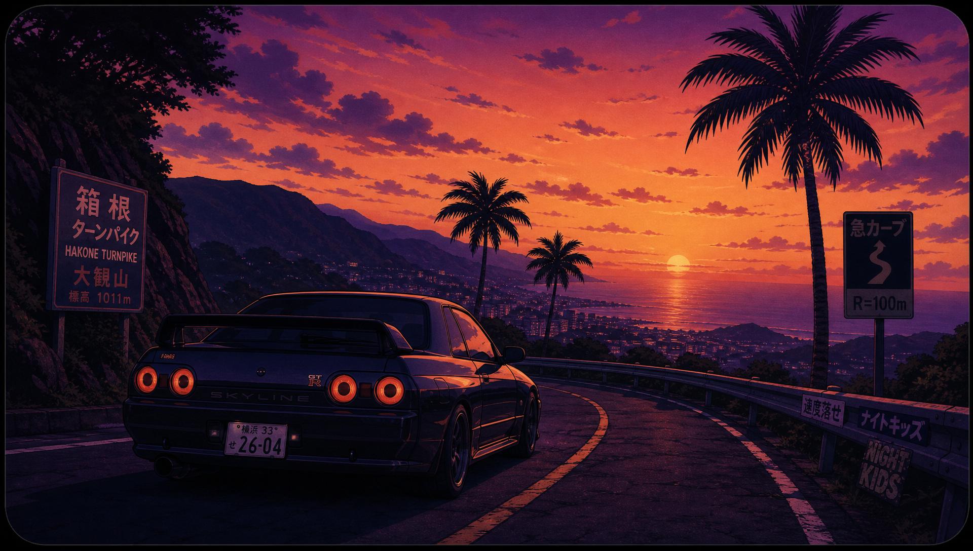 JDM Sunset Touge